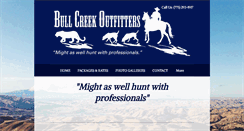 Desktop Screenshot of bullcreeklionhunts.com